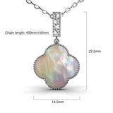 Krystal Couture White Gold Milkyway Necklace Embellished with SWAROVSKI Crystals