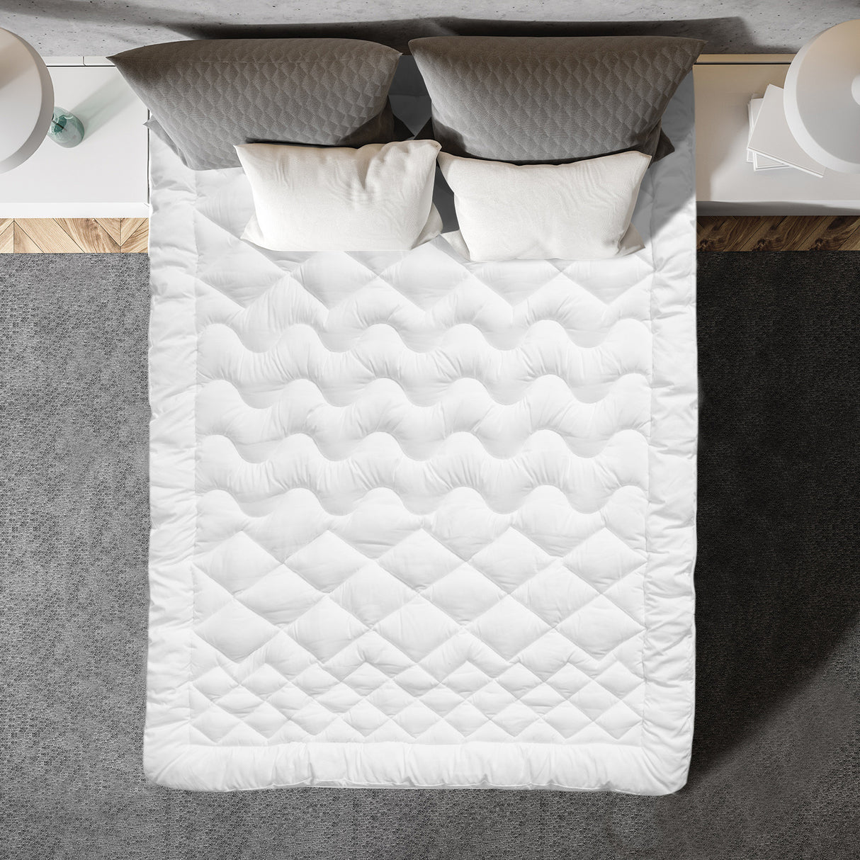 Royal Comfort goose topper -King 1000GSM