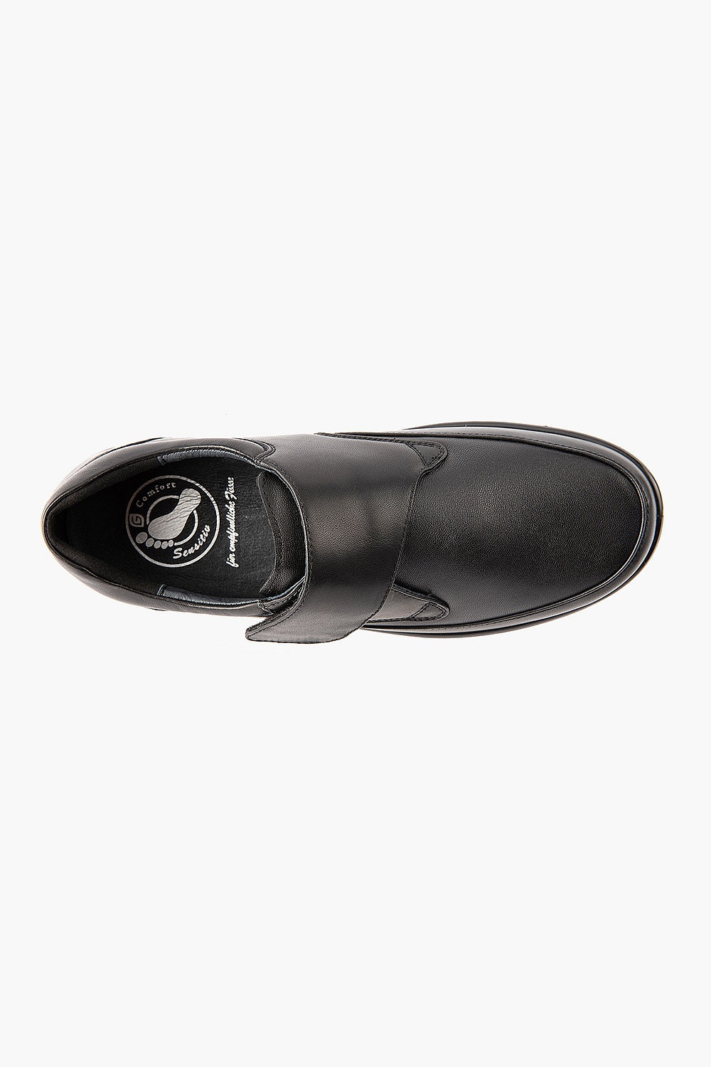 G Comfort Women's P 8223 Black Leather Stretch