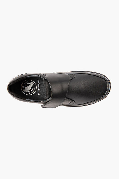 G Comfort Women's P 8223 Black Leather Stretch