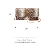 Fossil Penrose Brown Clutch