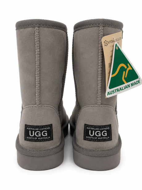 Australian Leather Ugg Classic Short - Grey - AU7
