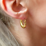 Bullion Gold Sierra Gold Hoop Earrings