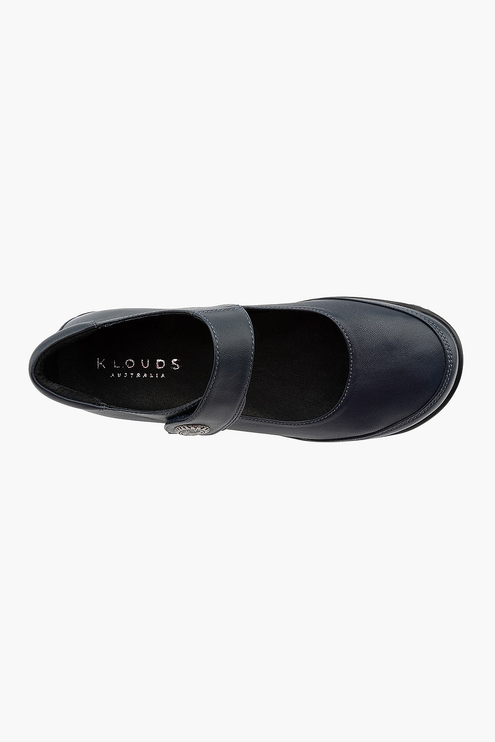 Klouds Peach Plain Navy Stretch