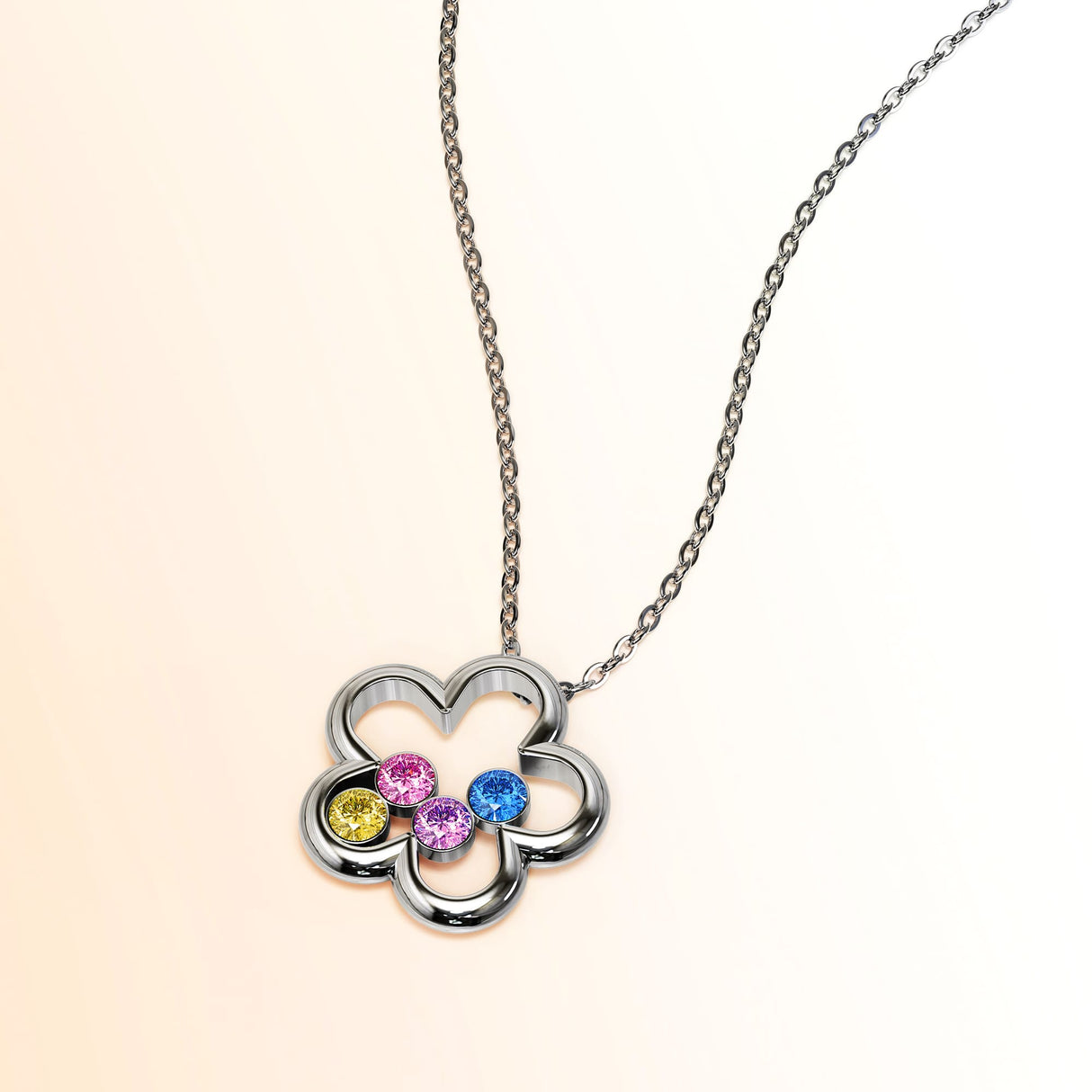 Krystal Couture Krystal Flora Necklace Embellished with SWAROVSKI Crystals