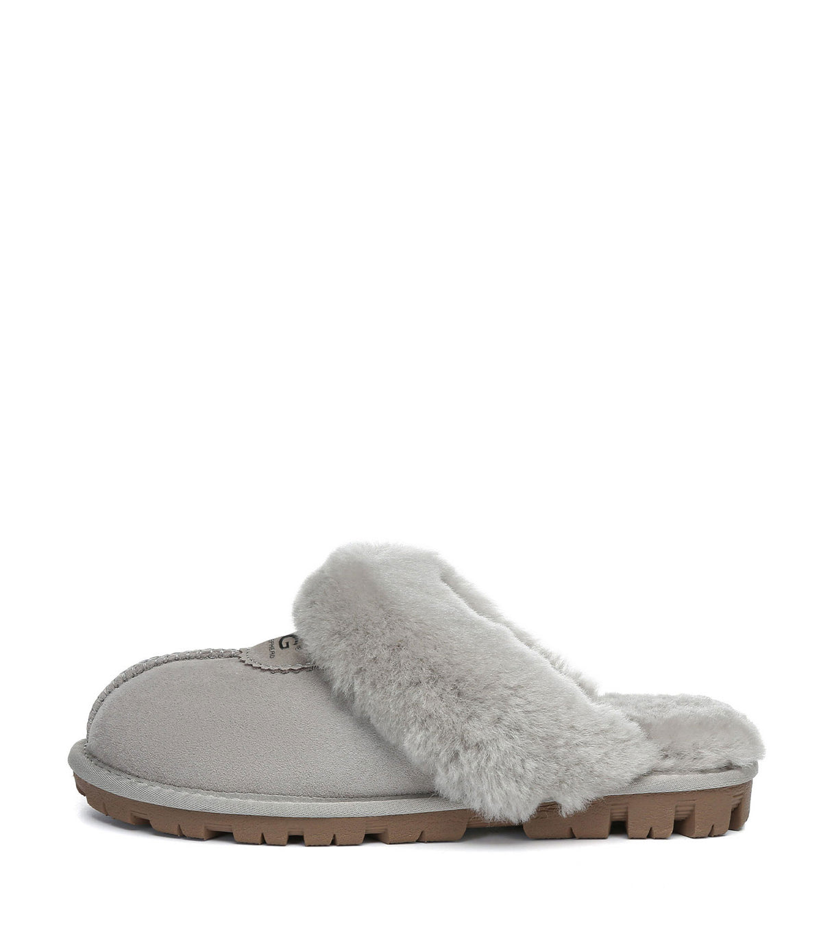 Australian Shepherd UGG Waffle Slipper - Goat Grey