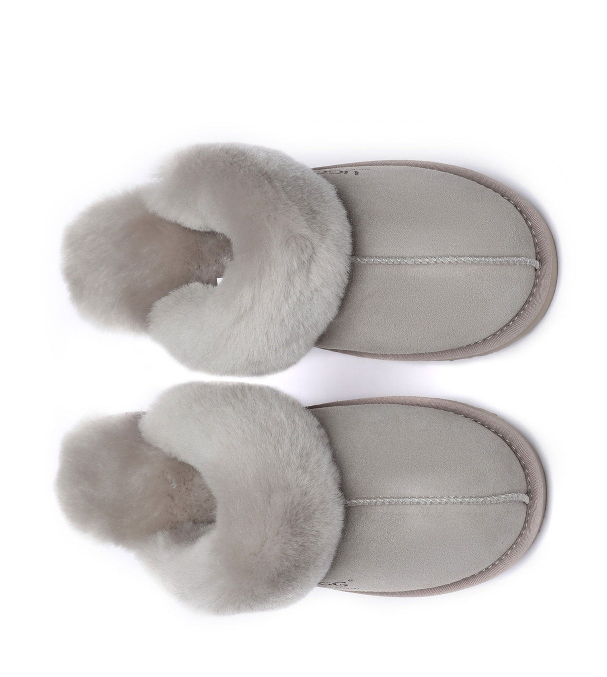 Australian Shepherd UGG Muffin Slipper Special - Goat Grey