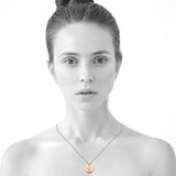Bullion Gold Initials Fabulous Alphabet Letter Necklace Rose Gold Layered Steel Jewellery