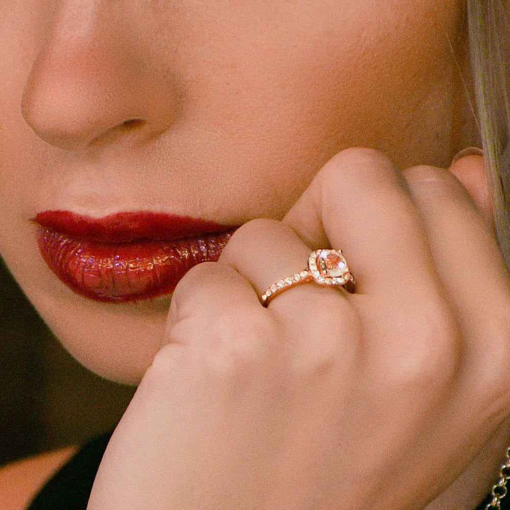 Krystal Couture Engagement Ring Embellished with SWAROVSKI Crystals
