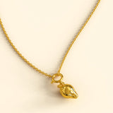 Bullion Gold Strawberry Gold Charm Necklace