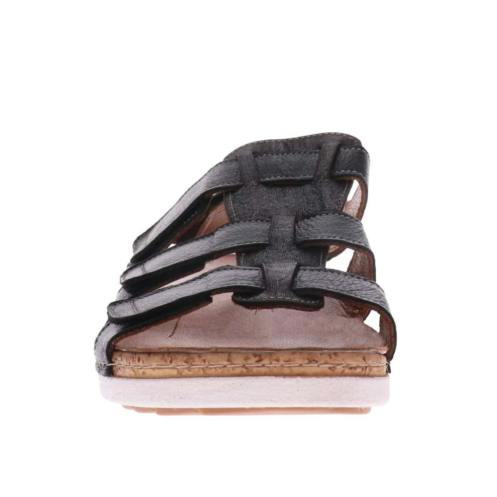 Revere Santorini Gladiator Sandal - Black