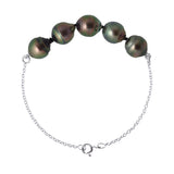 Bracelet Real Cultured Tahiti Pearls Circled 8-9 mm - Longueur 42 cm