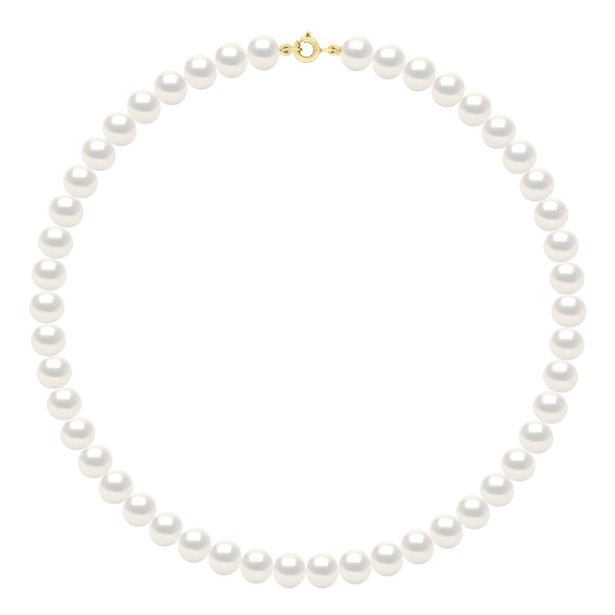 Necklace Gold - Natural White - Longueur 42 cm