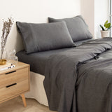 Royal Comfort 3000tc Bamboo Cooling Sheet Set - King - Charcoal
