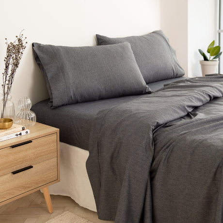 Royal Comfort 3000tc Bamboo Cooling Sheet Set - King - Charcoal