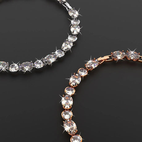 Bullion Gold Empire Sparkling Zirconia Bracelet