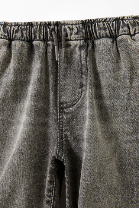 Cotton On Kids Boys Relaxed Jogger Jean - Manly Mid Grey