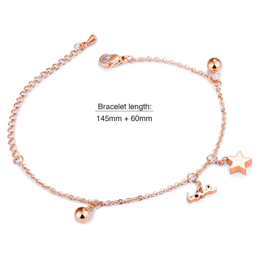 Bullion Gold Love From The Star Charm Bracelet