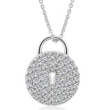 Krystal Couture Fancy Padlock Necklace