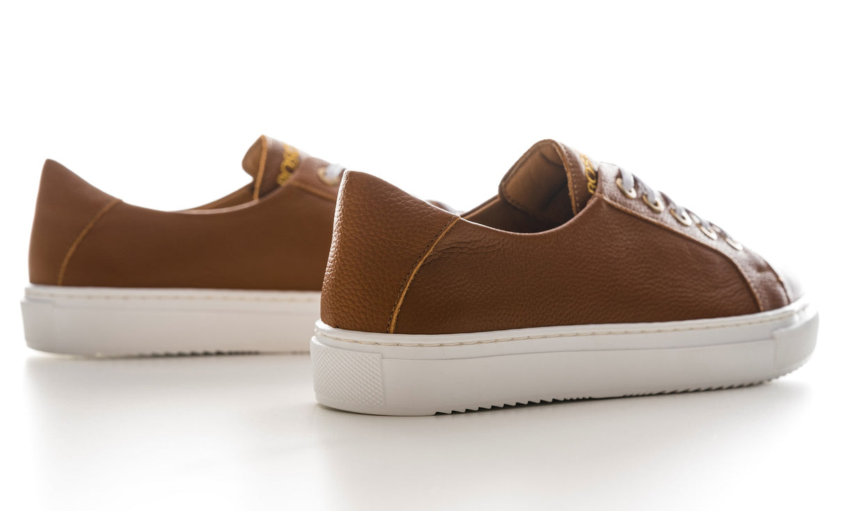 Bosccolo Womens Sneakers - Brown/White