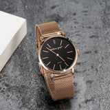 Bullion Gold Bullion Gold Timeless Dream Watch - Rose Gold and Black