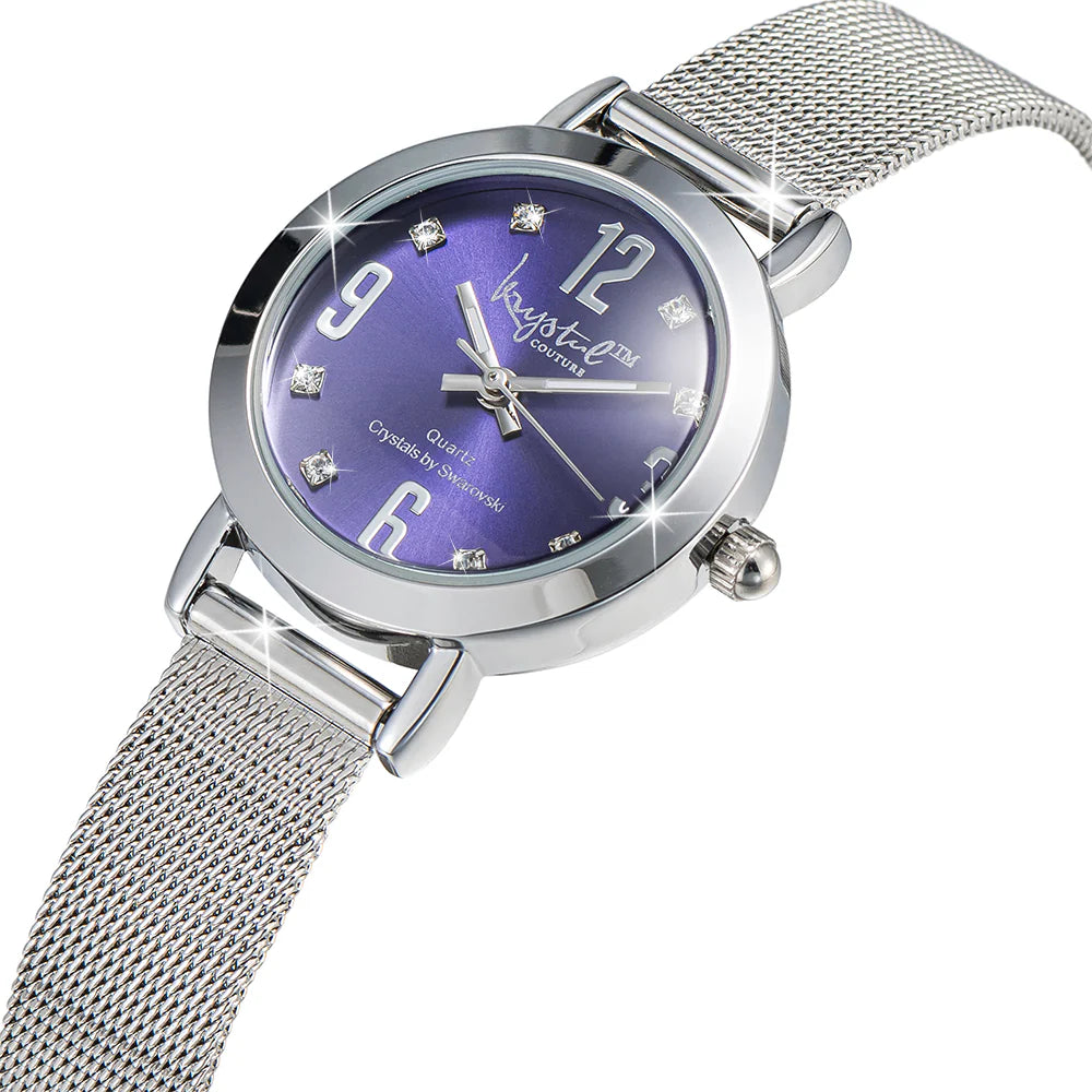 Krystal Couture The Hour Check Krystal Watch Embellished with Swarovski® Crystals