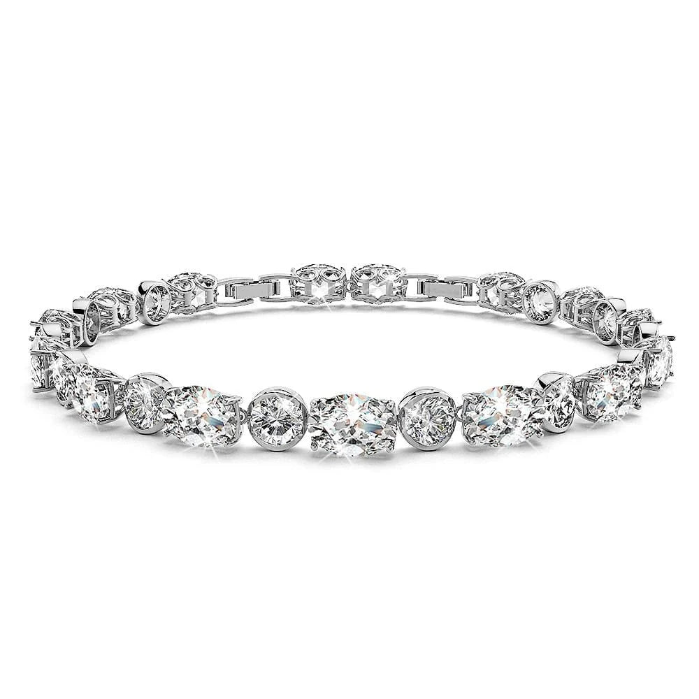 Bullion Gold Empire Sparkling Zirconia Bracelet