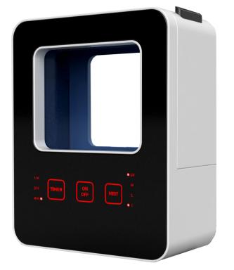 TODO 2.5L Air Humidifier Ultrasonic Aromatheraphy Diffuser UV Sterilizer - Black