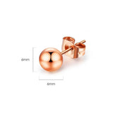 Bullion Gold Sugar Ball Stud Earrings