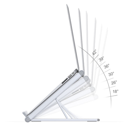 TODO Aluminium 9.7 - 15.6" Laptop Tablet Stand Folding Mount Holder Cooling Desk Mac PC