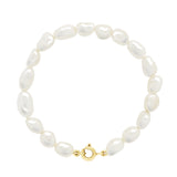 Bracelet Gold - Natural White - Length 18 cm