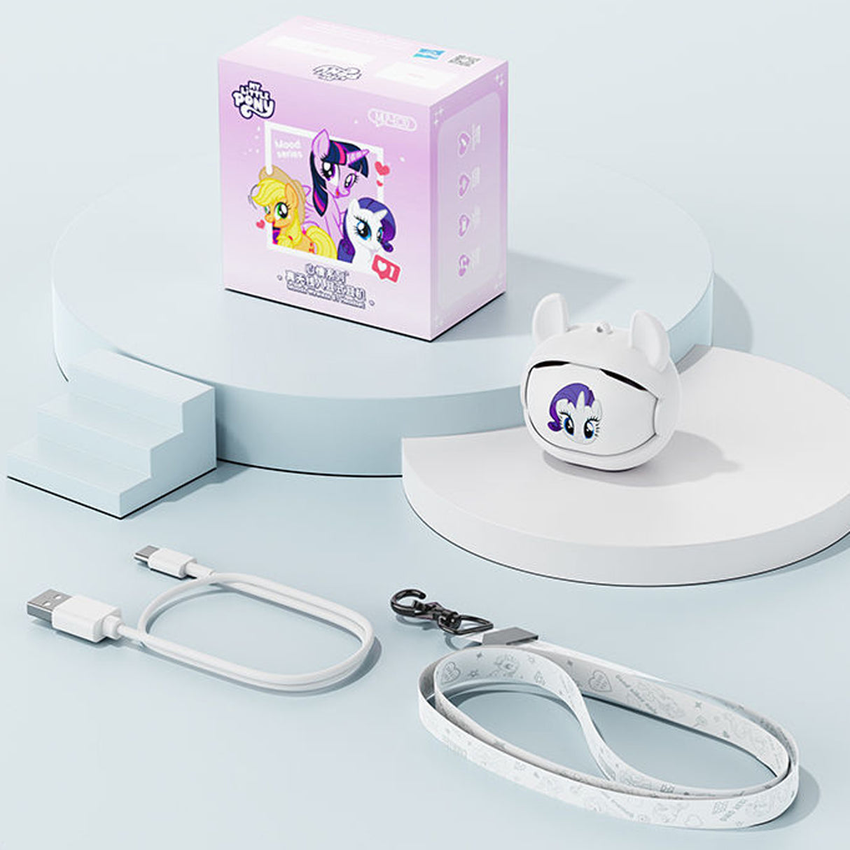 My Little Pony TWS Bluetooth Earbud Headphones Mood Series MLP-EC10 - White