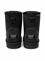 Australian Leather Ugg Mini Uggs - Black - AU6