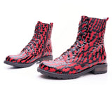 Bosccolo Womens Boots - Black/Red
