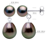 Double Earrings - Height Earrings 3,5 cm