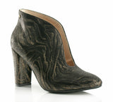 Bosccolo Womens Heel Boots Zebra - Black