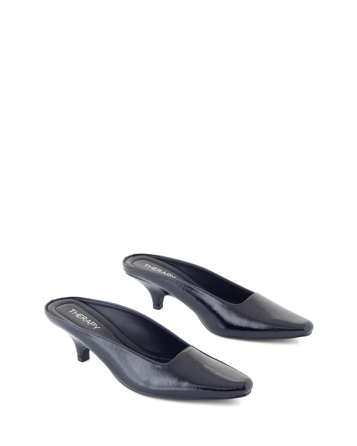 Therapy Noho Black Crinkled Patent