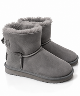 Australian Leather Ugg Classic Mini Ribbon - Grey - AU5