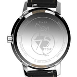 Timex Marlin Snoopy 75Th Black Leather