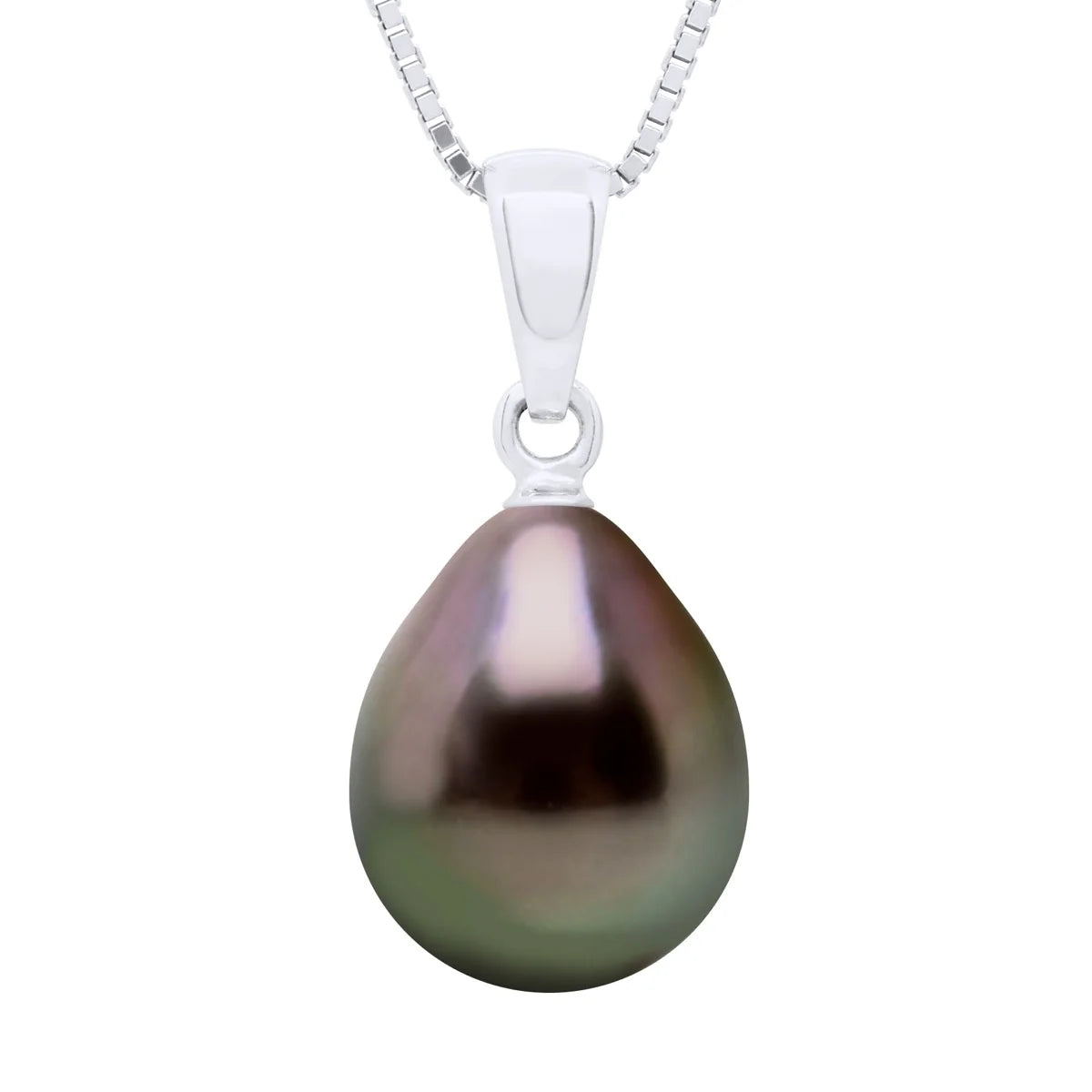 Pendant Drop Tahitian Pearl White Gold