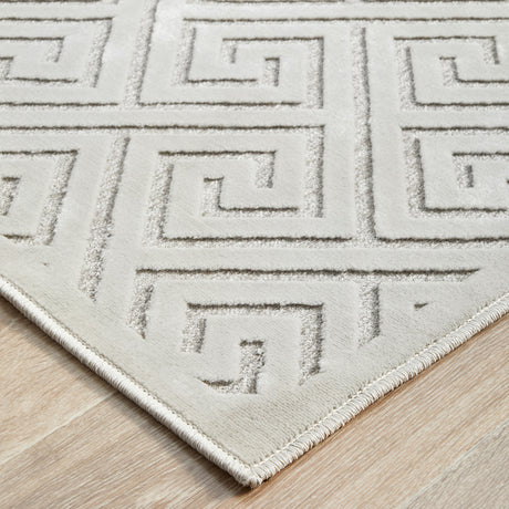 York Alice Natural White Rug