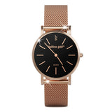 Bullion Gold Bullion Gold Timeless Dream Watch - Rose Gold and Black