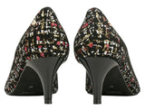 Bosccolo Womens High Heels - Red/Gold/Black