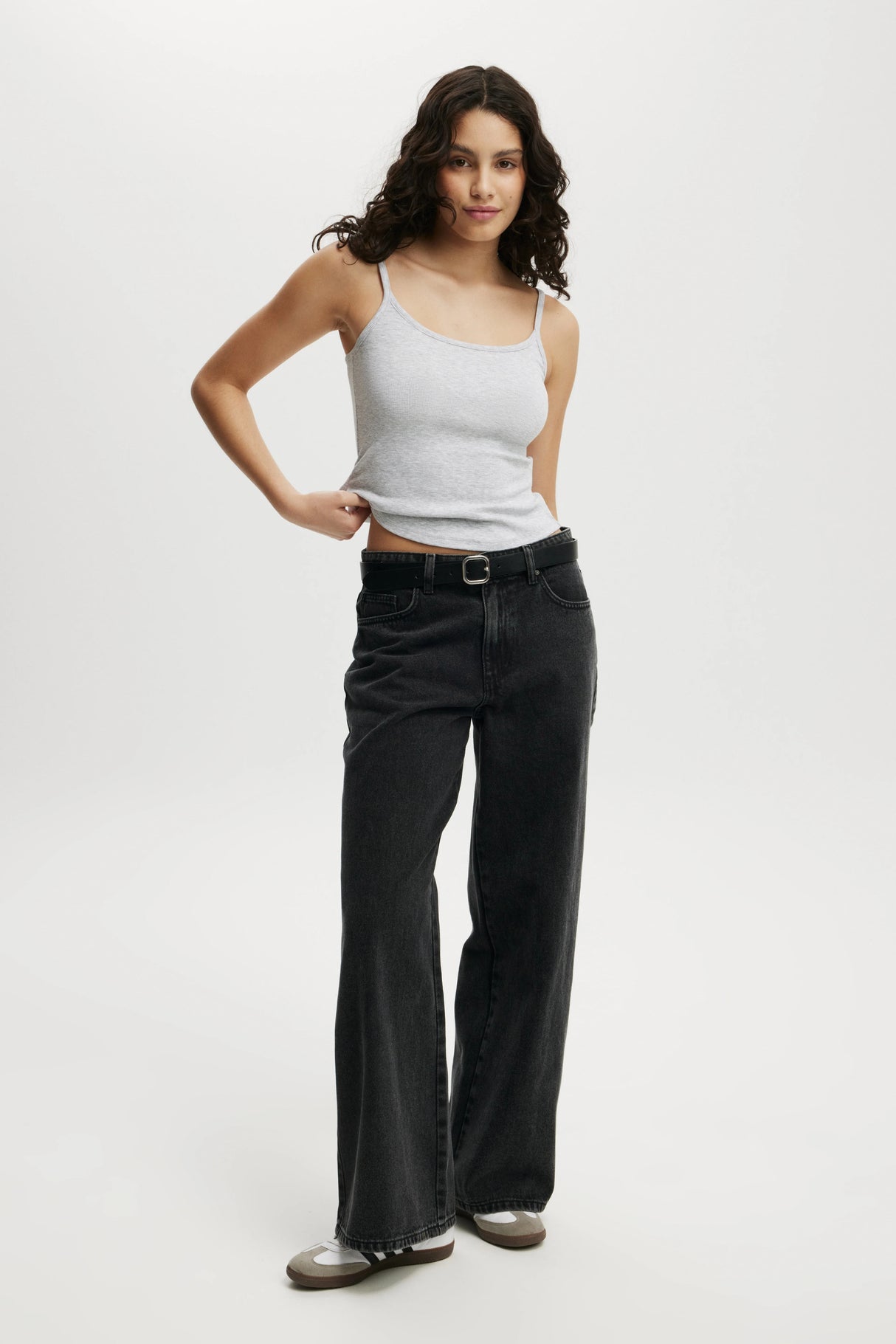 Cotton On Women's Byron Scoop Cami - Grey Marle
