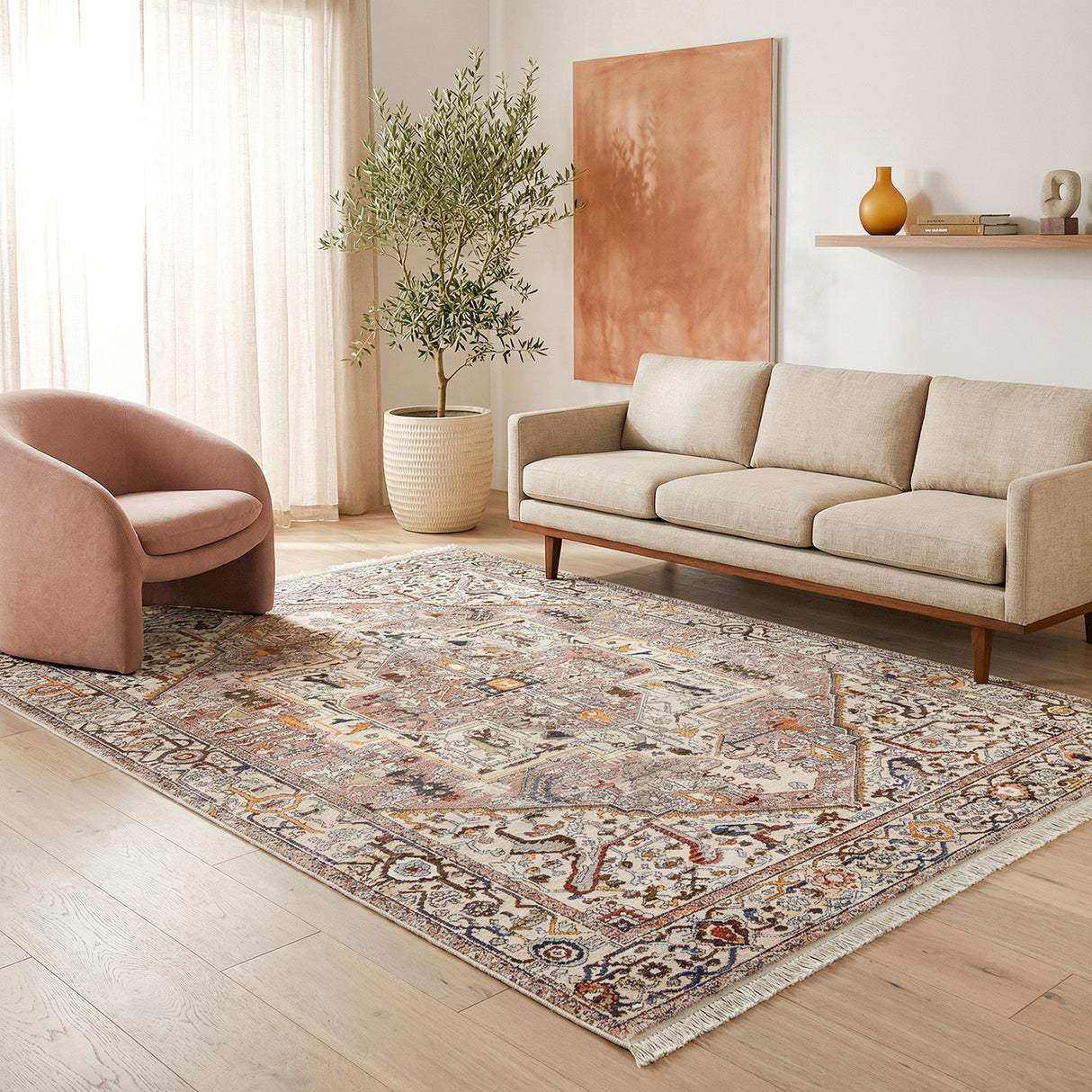 Heriz Mushroom Rug