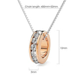 Krystal Couture The Ring Pendant Necklace Embellished with SWAROVSKI Crystals