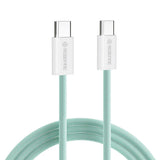 REDEFINE Type-C to Type-C USB Charging Data Sync Charge Cable 60W 1.5m - Green