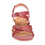 Revere Casablanca Wedge - Ruby Metallic