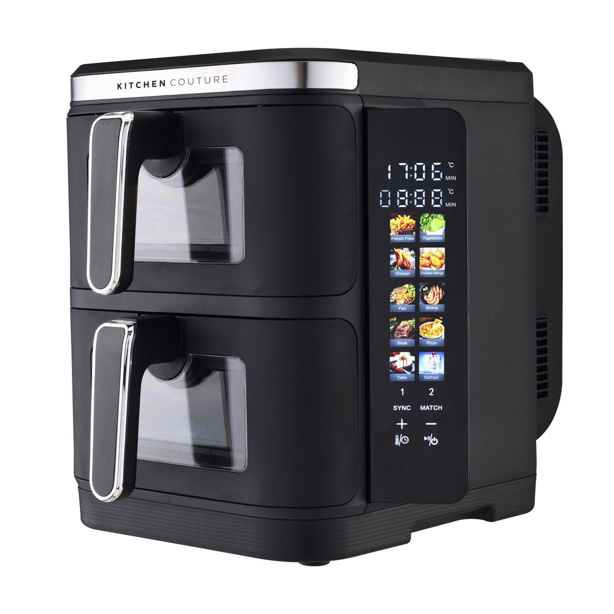 Kitchen Couture 11L Clear View Vertex Dual Draw