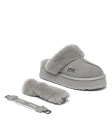 Australian Shepherd UGG Musa platform - Goat Grey